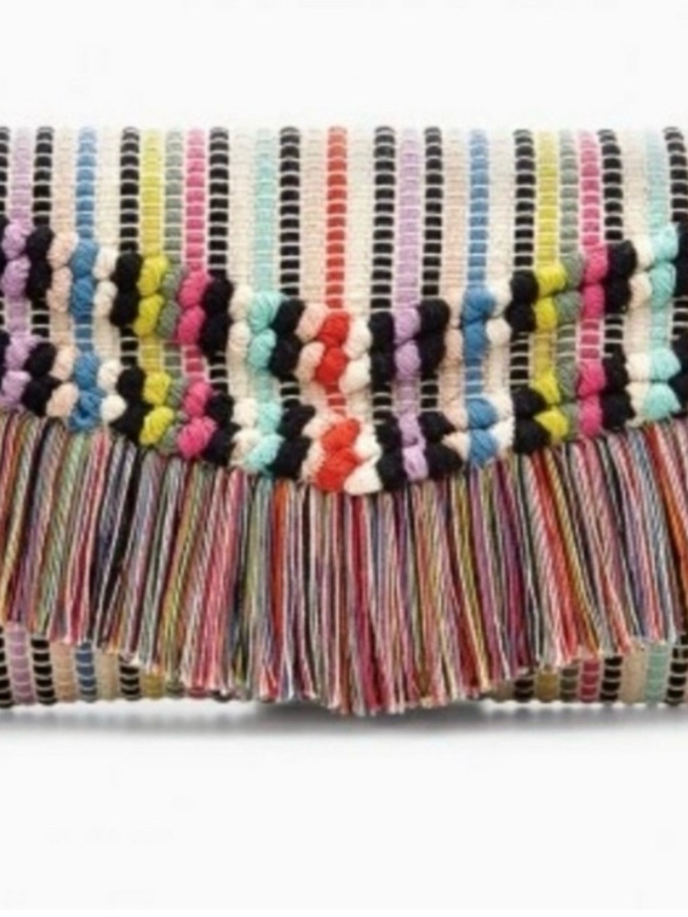 Stella & Dot Fringed Clutch